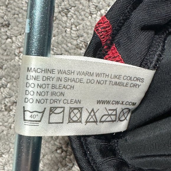 CW-X Shorts Womens Pull On Padded Muscle Support Compression Drawstring Black S - Picture 13 of 14